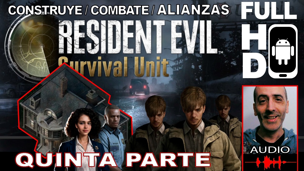 RESIDENT EVIL SURVIVAL UNIT (ANDROID) Quinta Parte  (Full HD) Construyendo + combate y ALIANZAS