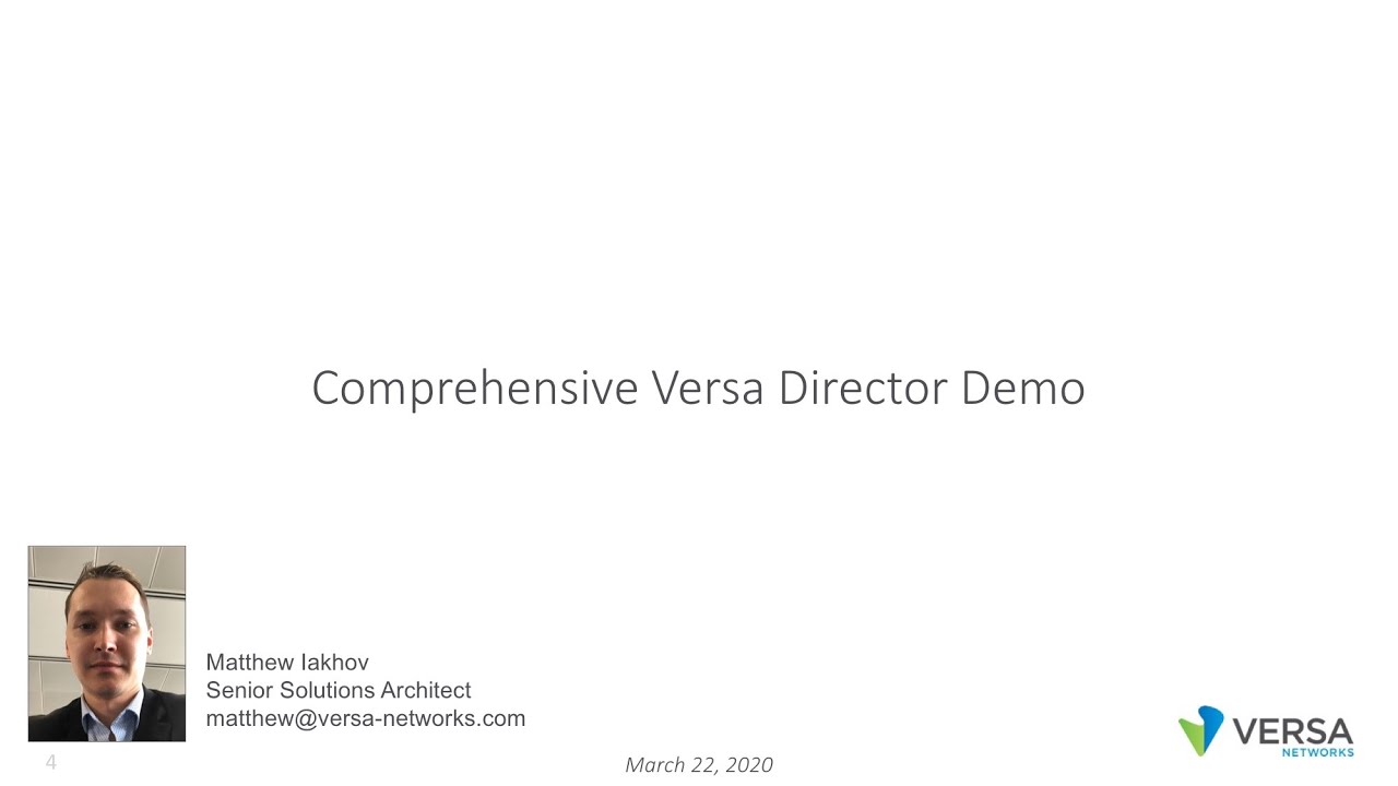 Comprehensive Director Demo