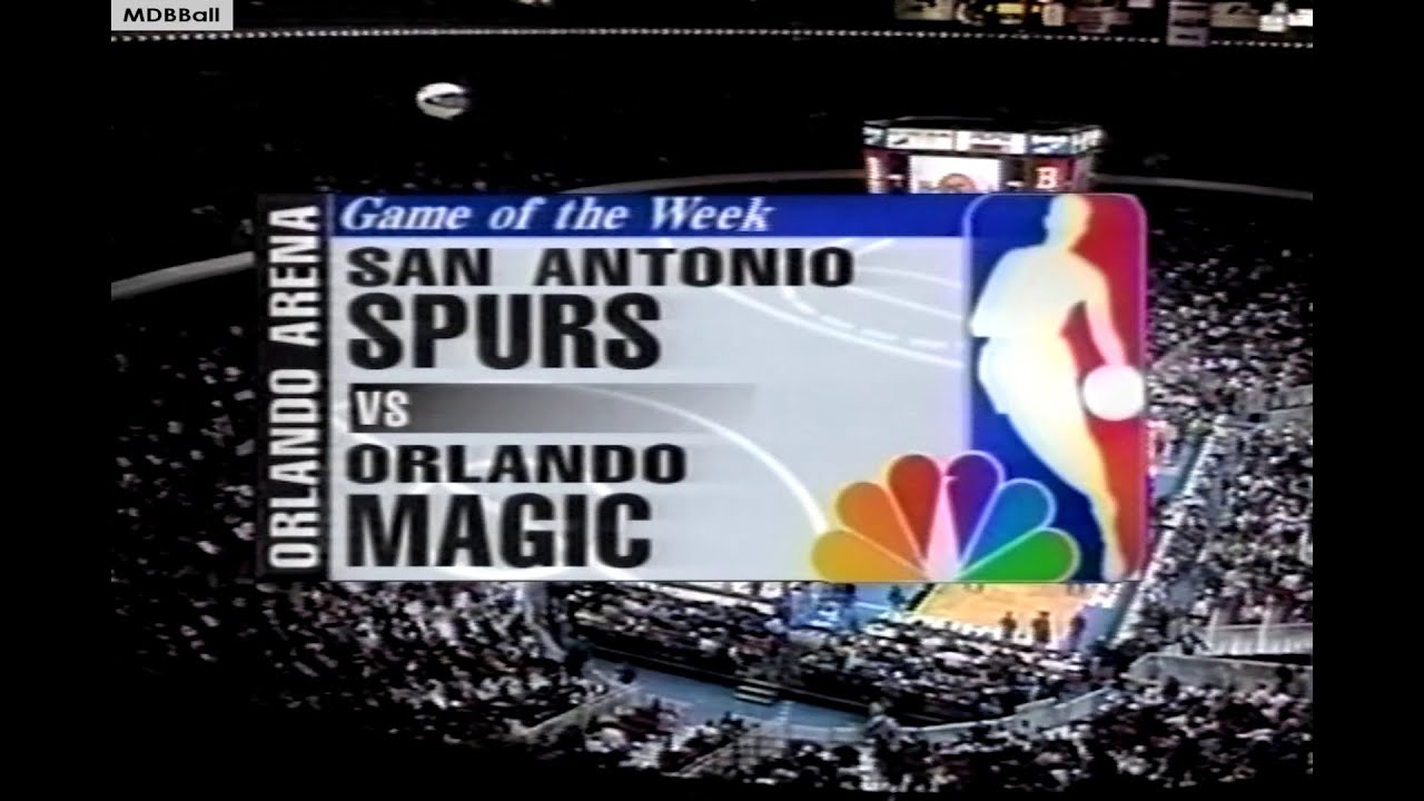 NBA On NBC - Spurs @ Magic 1996 OT Game!