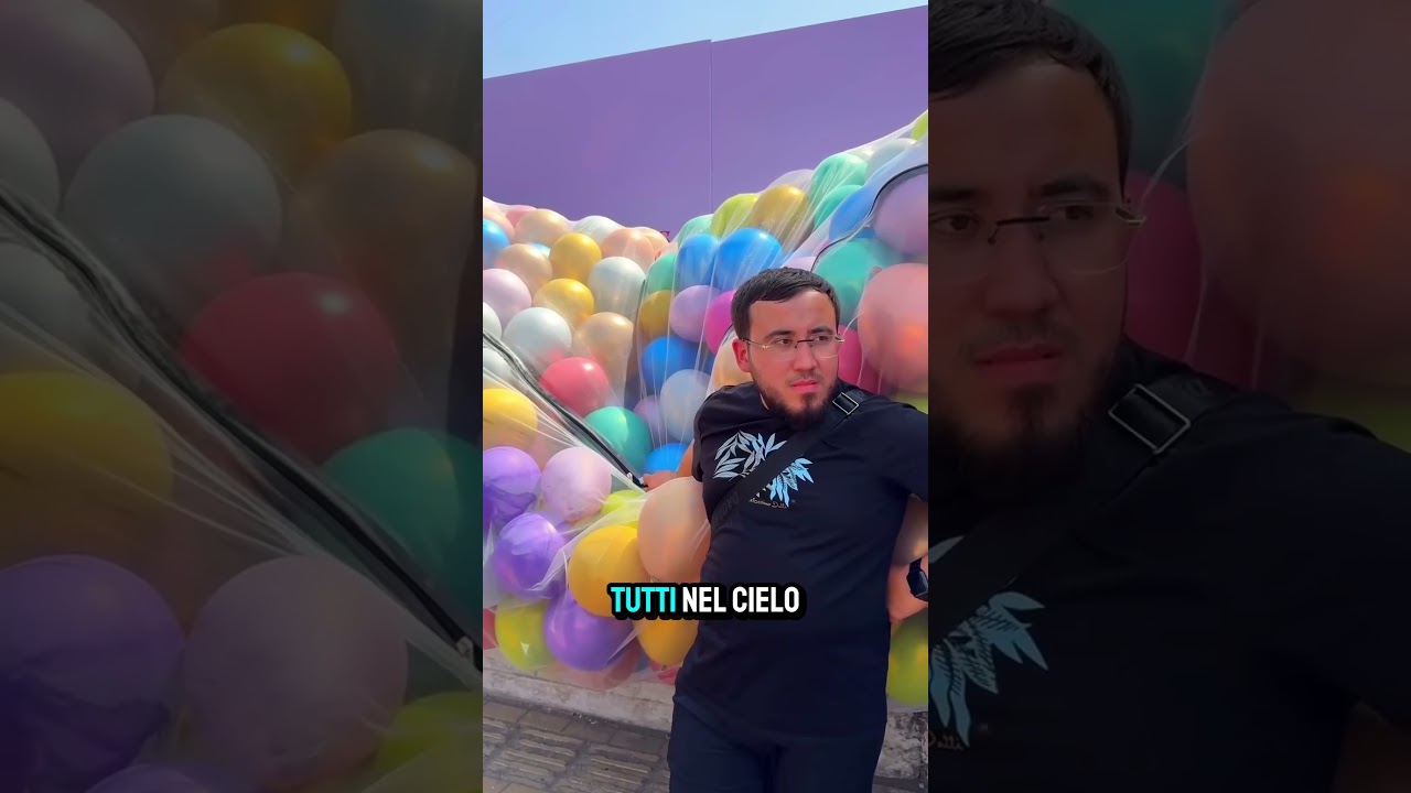 L'assurda storia di questi 20mila palloncini! 😱 #shorts #virale #perte