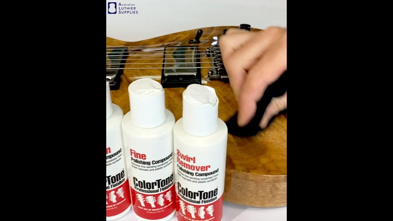 ColorTone Polishing Compounds for Guitar Finishing and Restoration