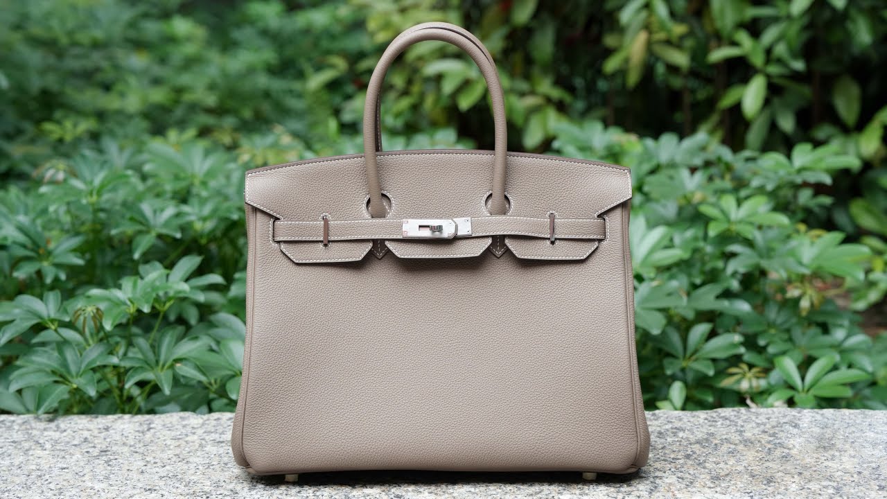 We Made a Classic Etoupe Togo Birkin 30 Palladium Hardware