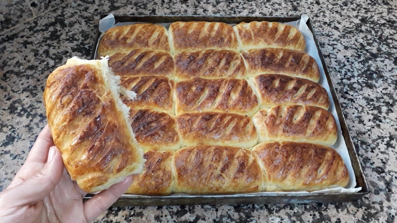 فطائر حلوة بعجينة المسمن الاقتصادية بدون بيض وبدون حليب/بتيبان الدراوش