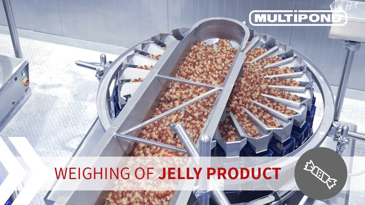 Multihead weigher | Weighing of jelly product | MULTIPOND