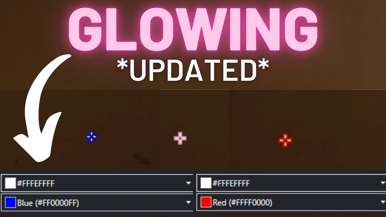 *NEW* Create a GLOWING Crosshair w/ ANY Color (ValorantCC)