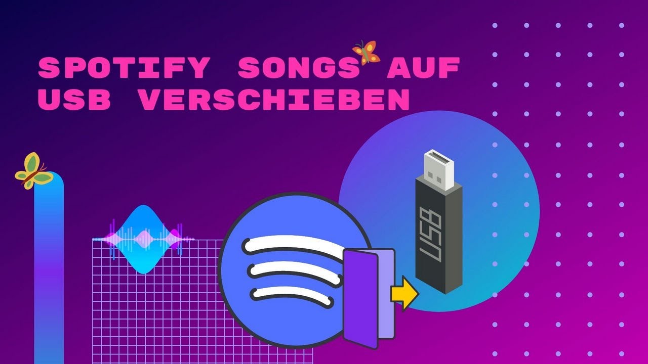 Spotify Musik auf USB Stick verschieben