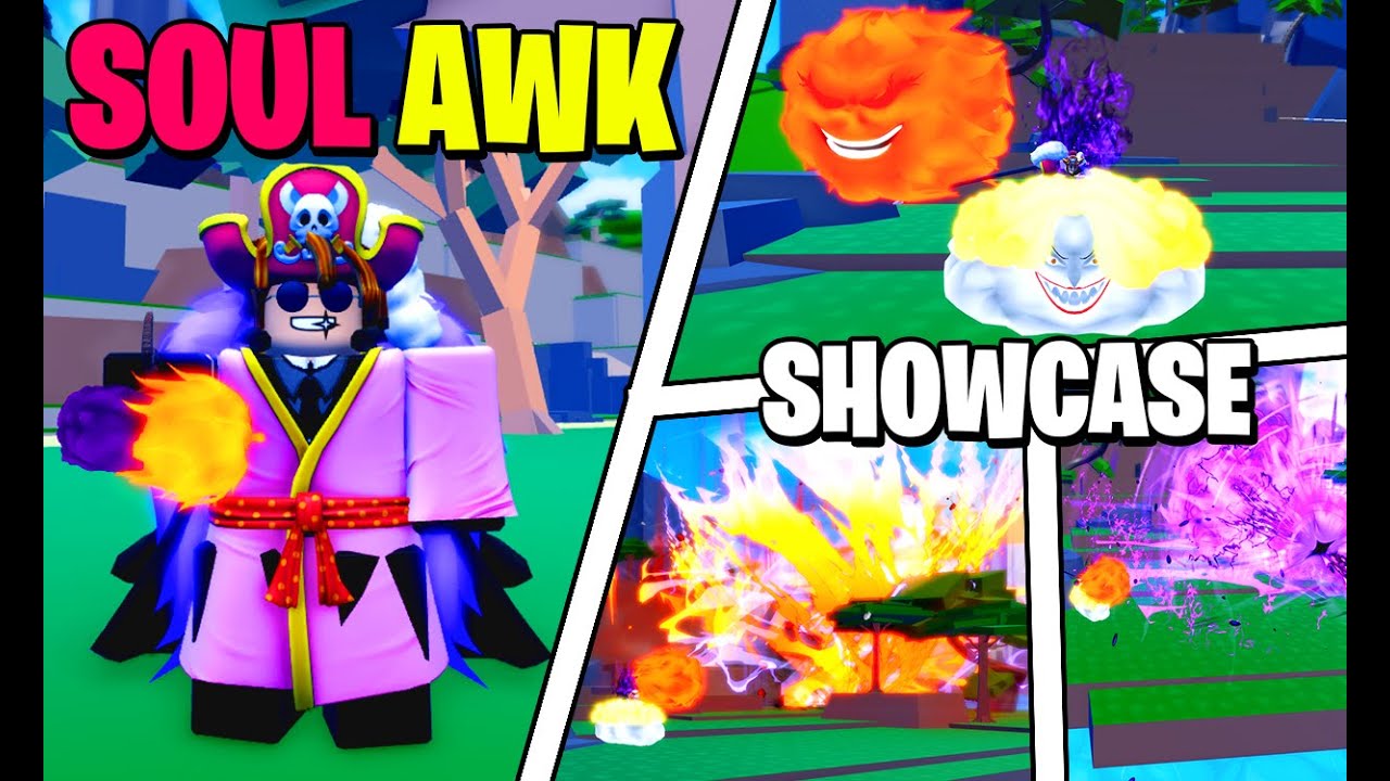 ESTÁ INCRÍVEL!! SHOWCASE DA NOVA FRUTA SOUL AWAKEN NO ONE FRUIT SIMULATOR - ROBLOX