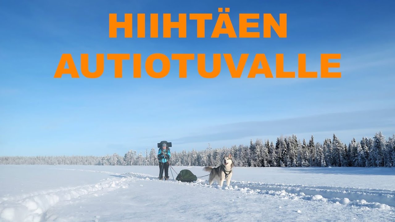 HIIHTÄEN AUTIOTUVALLE KOIRAN JA LAPSEN KANSSA