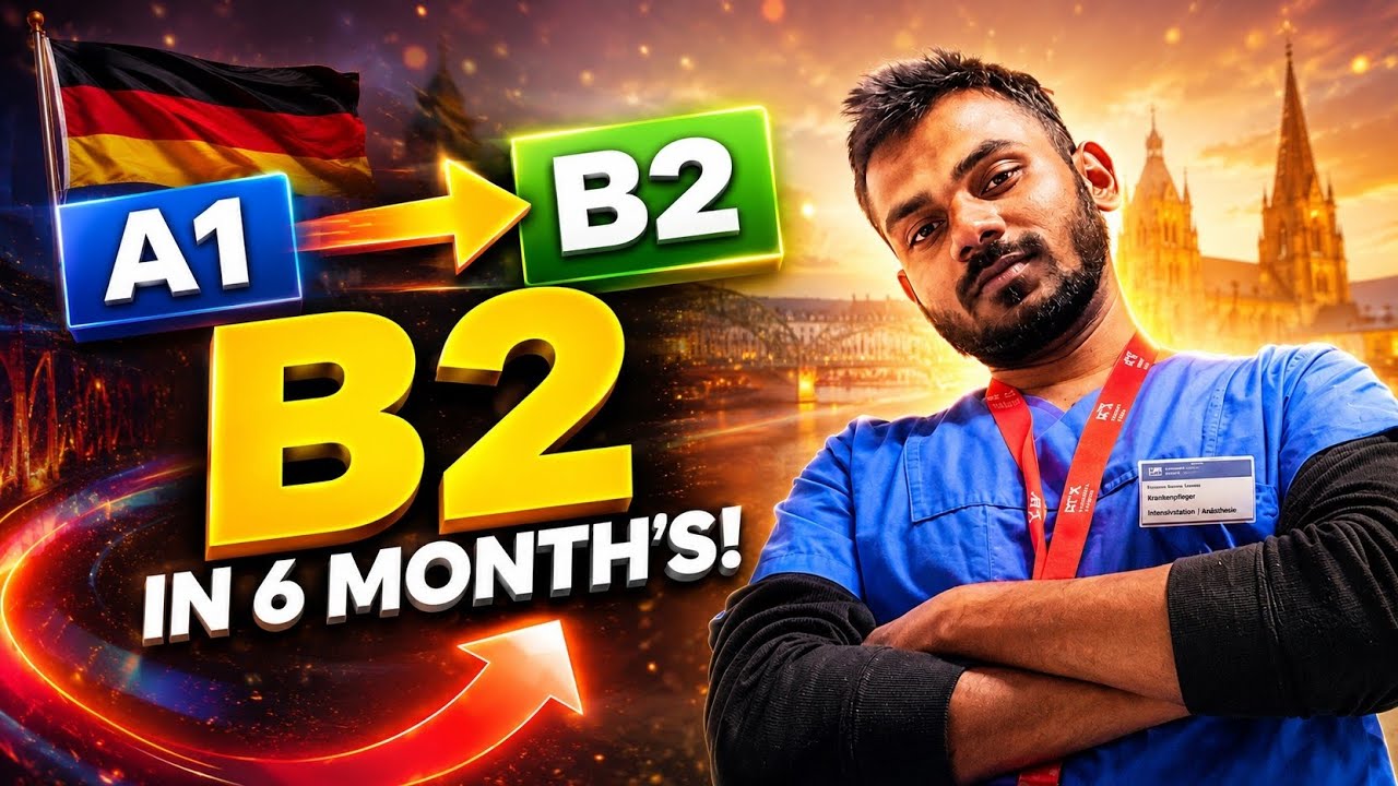 🇩🇪 Learn B2 German in 6 Months | Reality, Tips & Tricks | A1 to B2 My Own Journey
