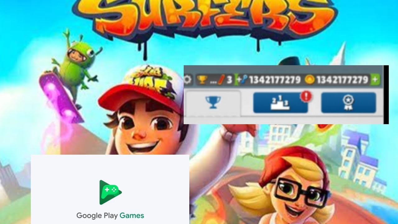 Como tá jogando subway surf com dinheiro infinito e salvar o progresso no Google e Facebook 2025🥶🥶