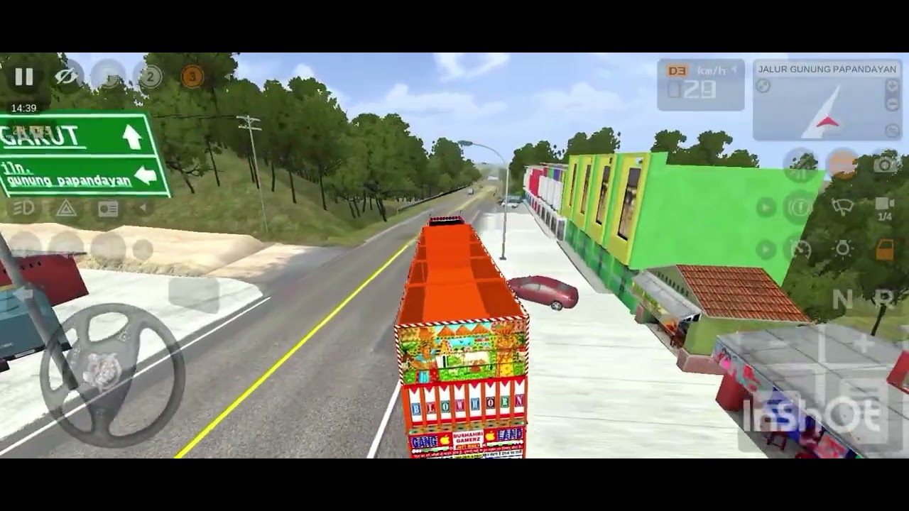 Bus simulator indonesia #truckmod #ofroadmap...