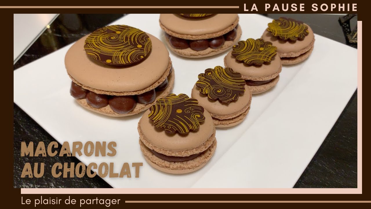 Macarons au chocolat