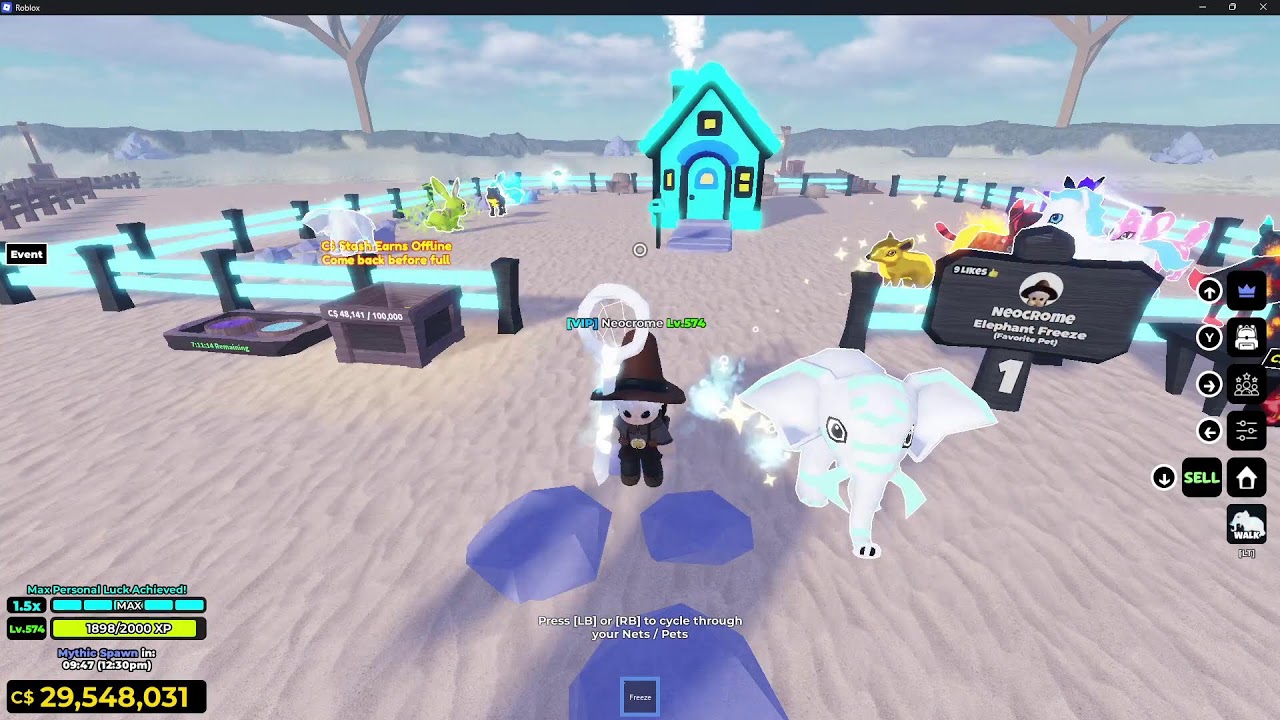 Playing Roblox Games - Catchy till i drop
