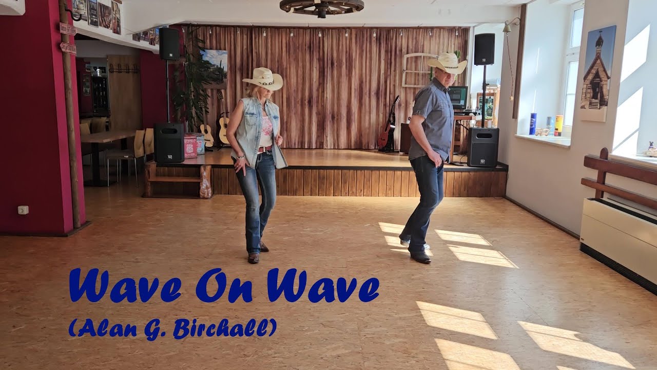Line Dance WAVE ON WAVE (Alan G. Birchall) Teach / Dance