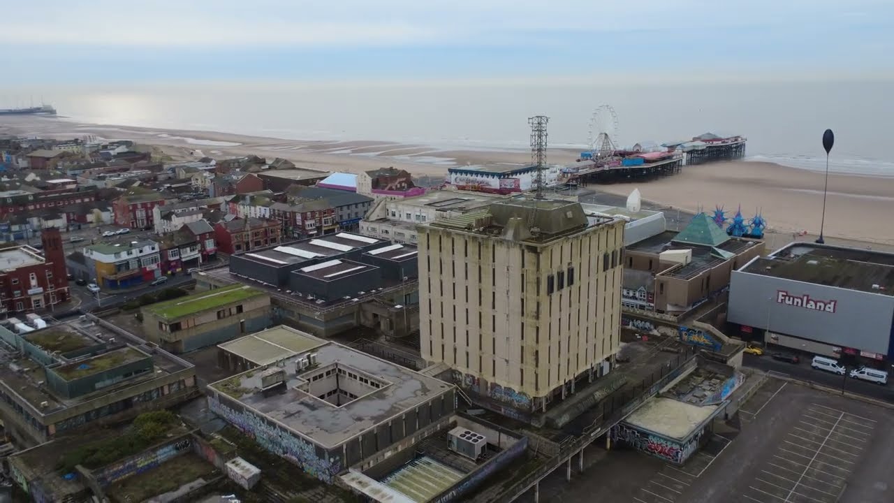 Blackpool's derelict Central Police Station