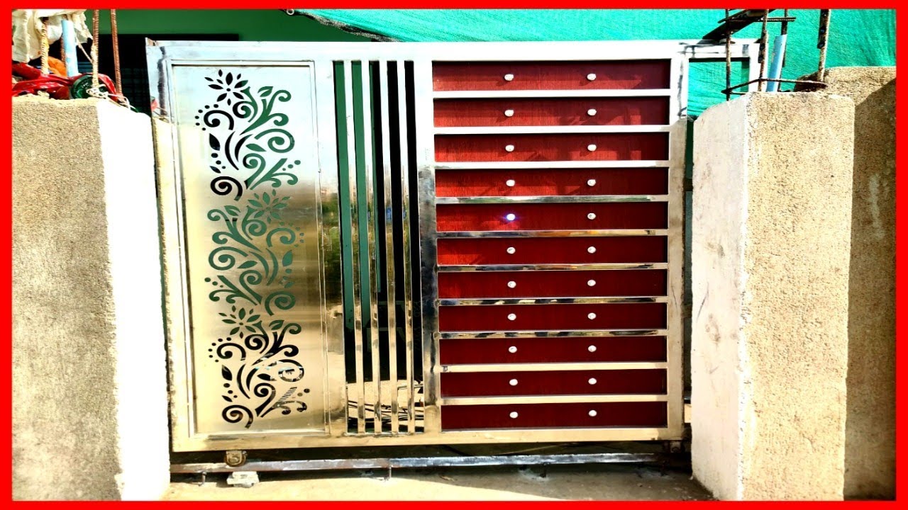 How to install a sliding gate | new gate models | house gate gate build