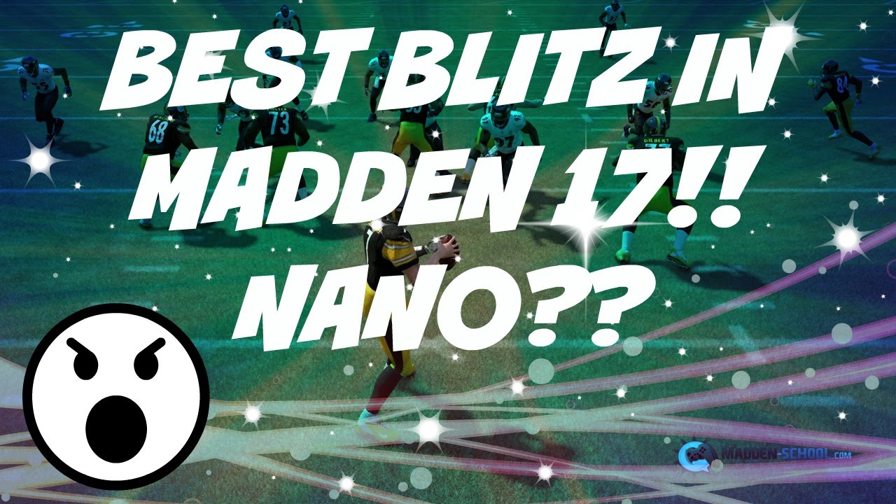 MADDEN 17 NANO BLITZ | BEST BLITZ IN MADDEN!! Unslidable Pinch Mike O | Madden 17 Glitch