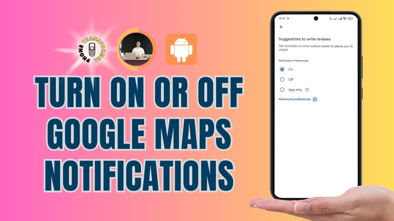 Как включить или отключить уведомления Google Карт на Android