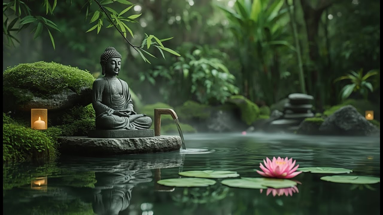 Soothing Relaxing Music for Healing + Water Sounds 🌿 Insomnia Relief, Calm Anxiety & Deep Relaxation
