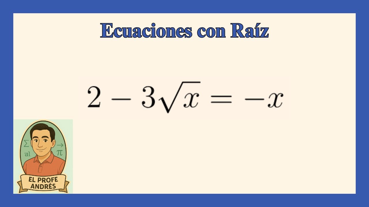 Ecuación con Radical