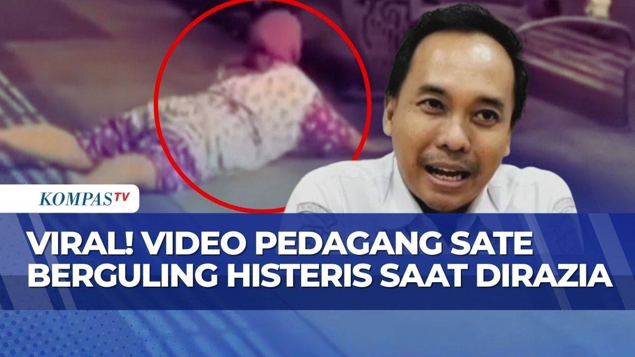 Viral Pedagang Sate Berguling Histeris di Malioboro Saat Dirazia Satpol PP | KOMPAS MALAM