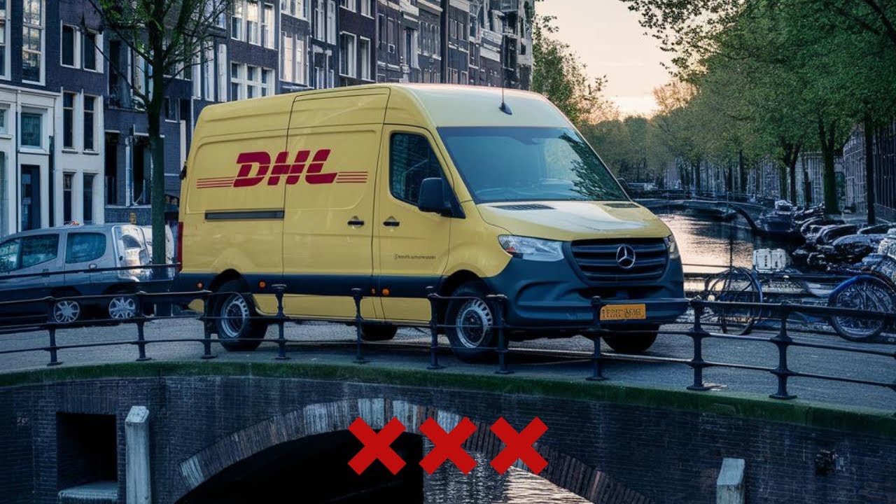 ESTE ES MI TRABAJO EN HOLANDA - REPARTIDOR DHL