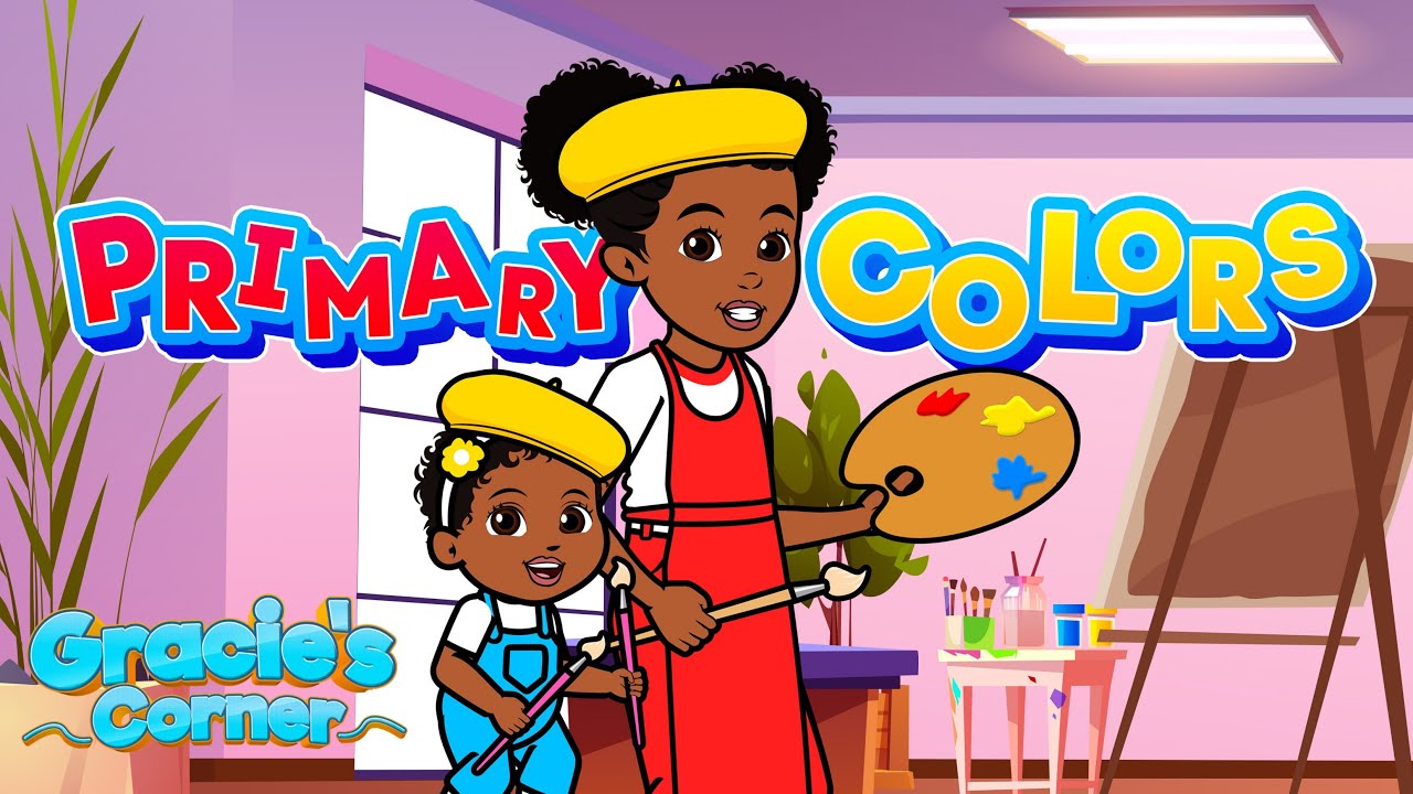 Primary Colors Song | Learning Colors with Gracie&rsquo;s Corner | Nursery Rhymes + Kids Songs