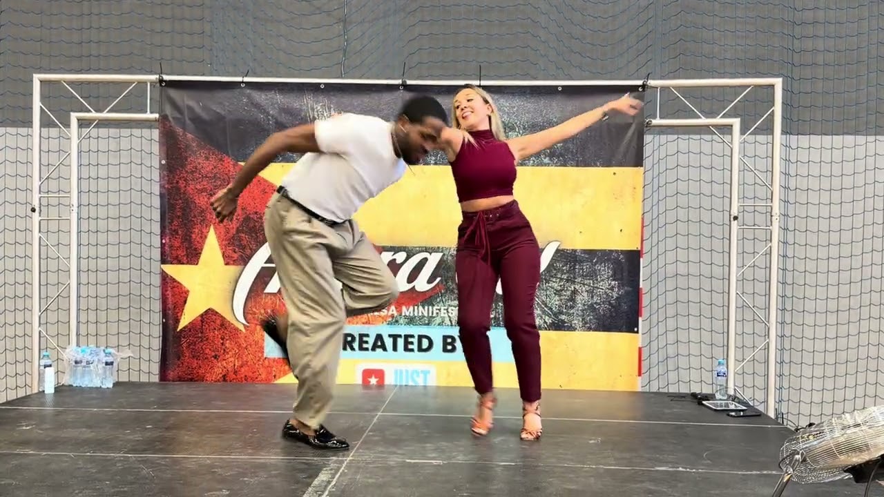 Edyta Kawasny & Adonis @ahoraSi 2026 Cuban salsa partnerwork with style - tutorial con musica 