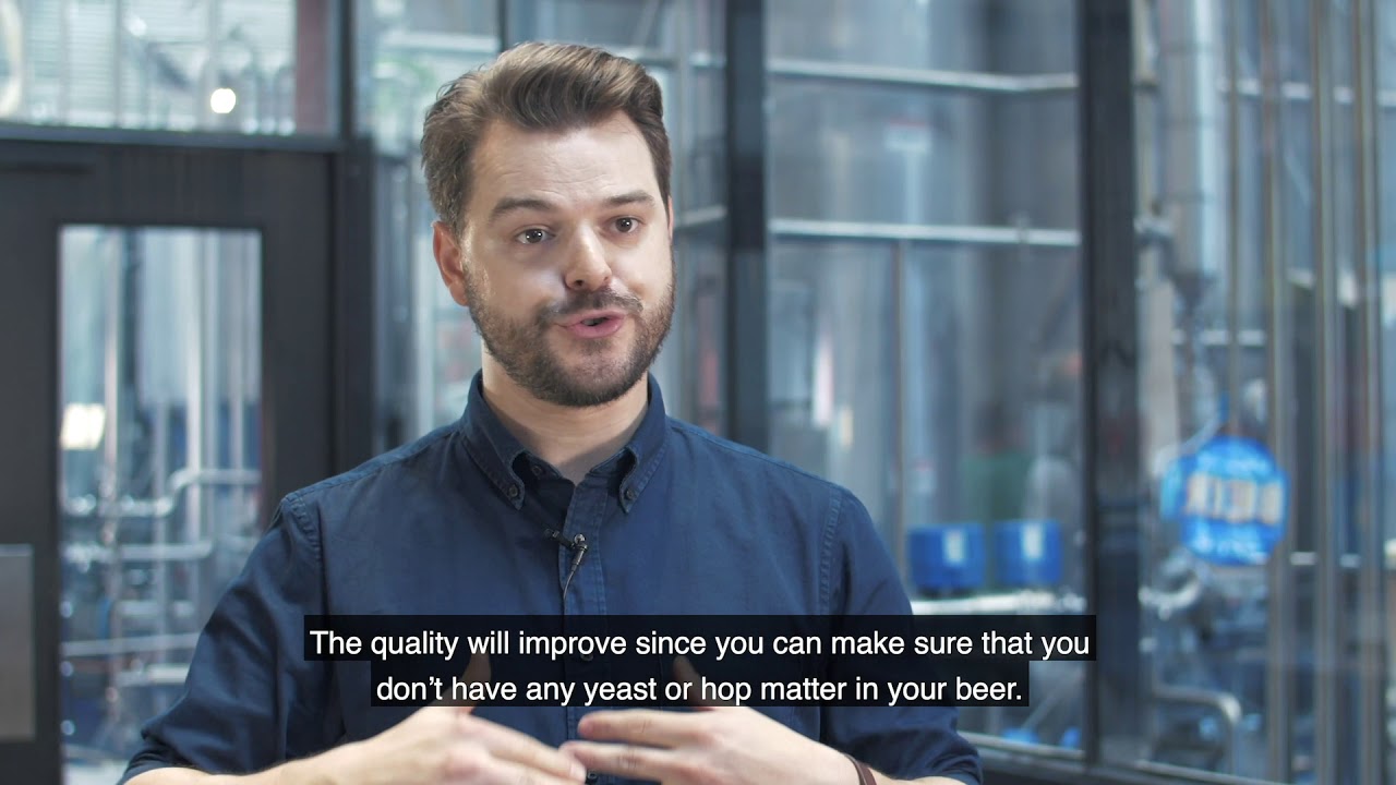 How can a centrifuge improve the flavor and aroma of our beers?