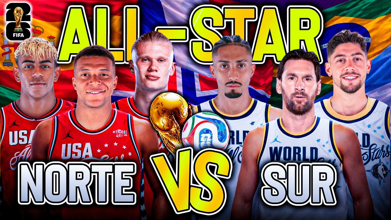 HACEMOS el ALL-STAR DEFINITIVO del MUNDIAL | NORTE vs SUR