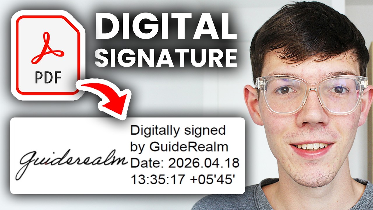 How To Sign PDF With Digital Signature Certificate - Adobe Acrobat Reader