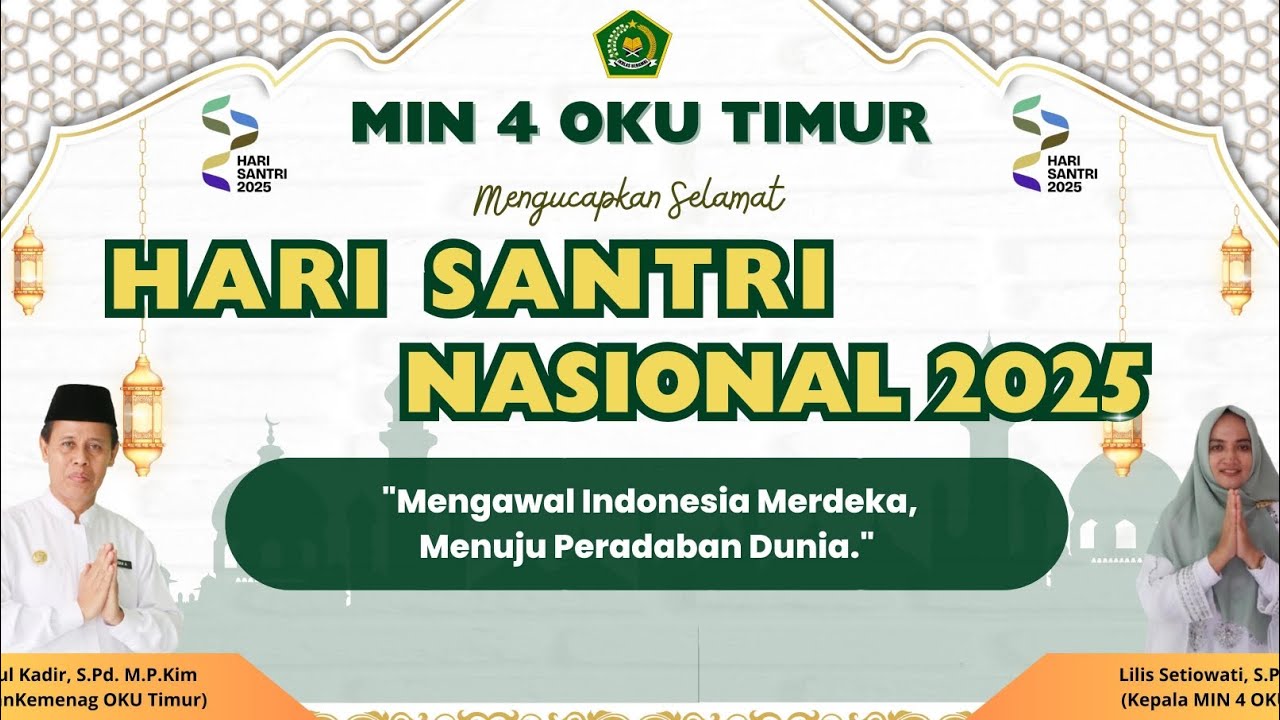 Peringatan HSN 2025 dengan penampilan Ekstrakurikuler Tari dan Pencak Silat di MIN 4 OKU TIMUR 