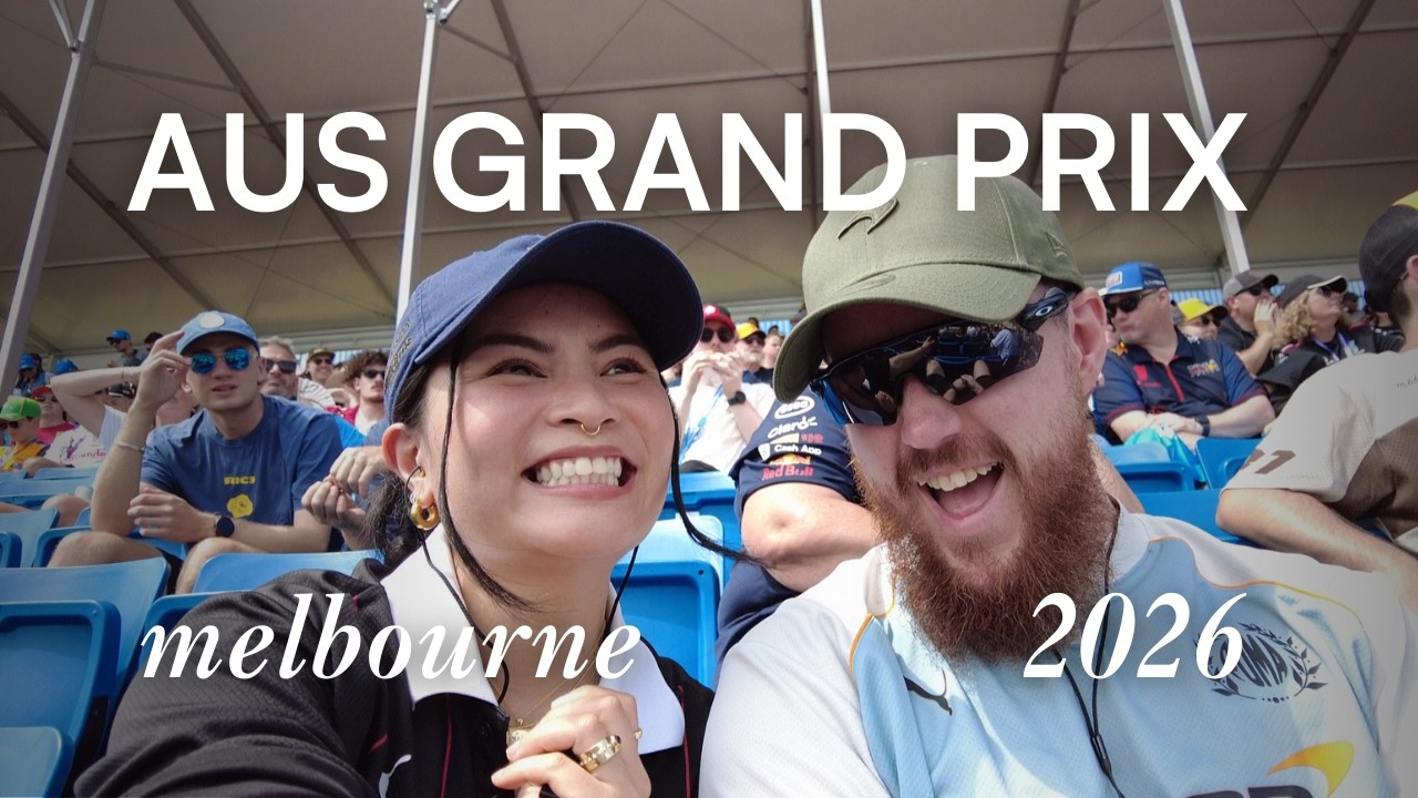 My weekend at the Australian Grand Prix 🇦🇺 | free practise, merch haul + race day at home