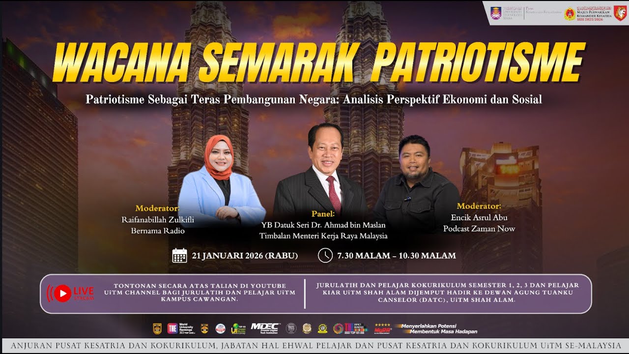 Wacana Semarak Patriotisme Bersama YB Datuk Seri Dr. Ahmad Maslan
