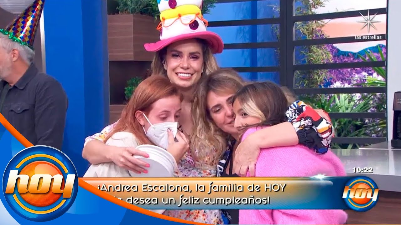 Compañeros de Andrea Escalona dedican emotivos mensajes por su cumpleaños | Programa Hoy