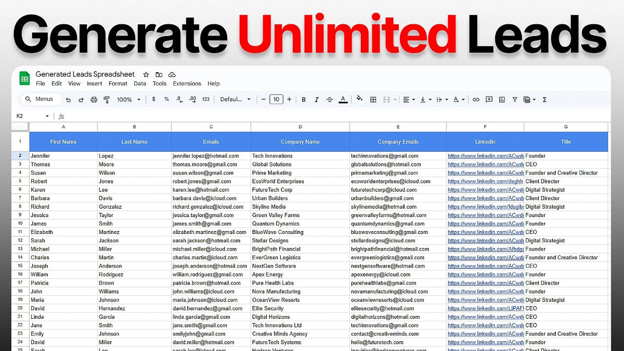 The Only Lead Generation Video You Will Ever Need