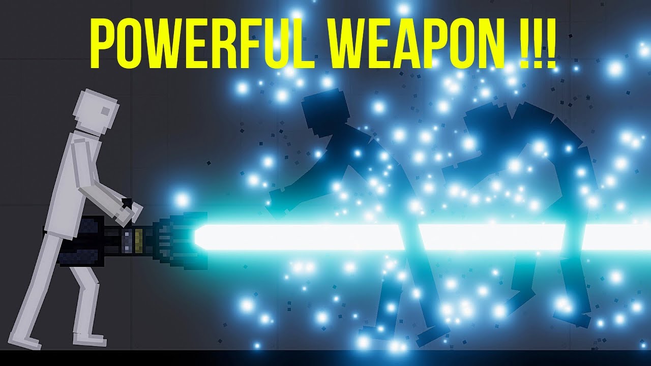 Secret Weapon is too Powerful - People Playground 1.18