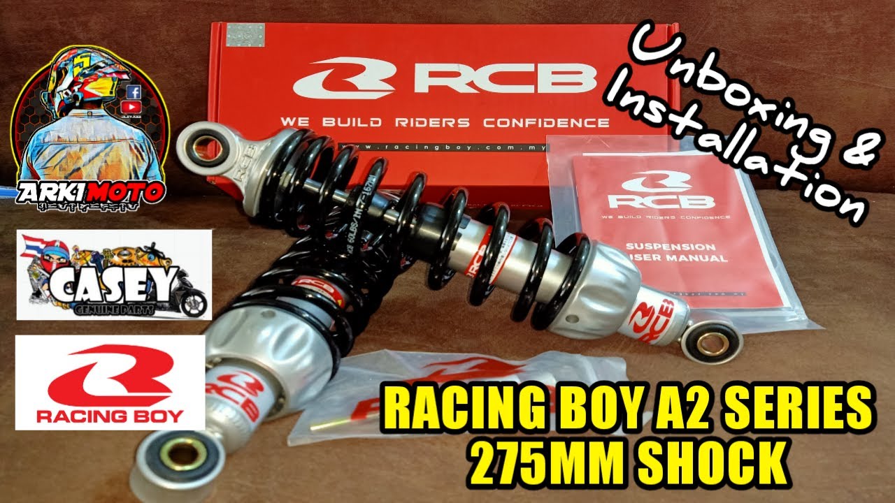 RACING BOY A2 SERIES 275MM SHOCK | UNBOXING & INSTALLATION | MAGANDA NGA BA? | VEGAFORCE FI