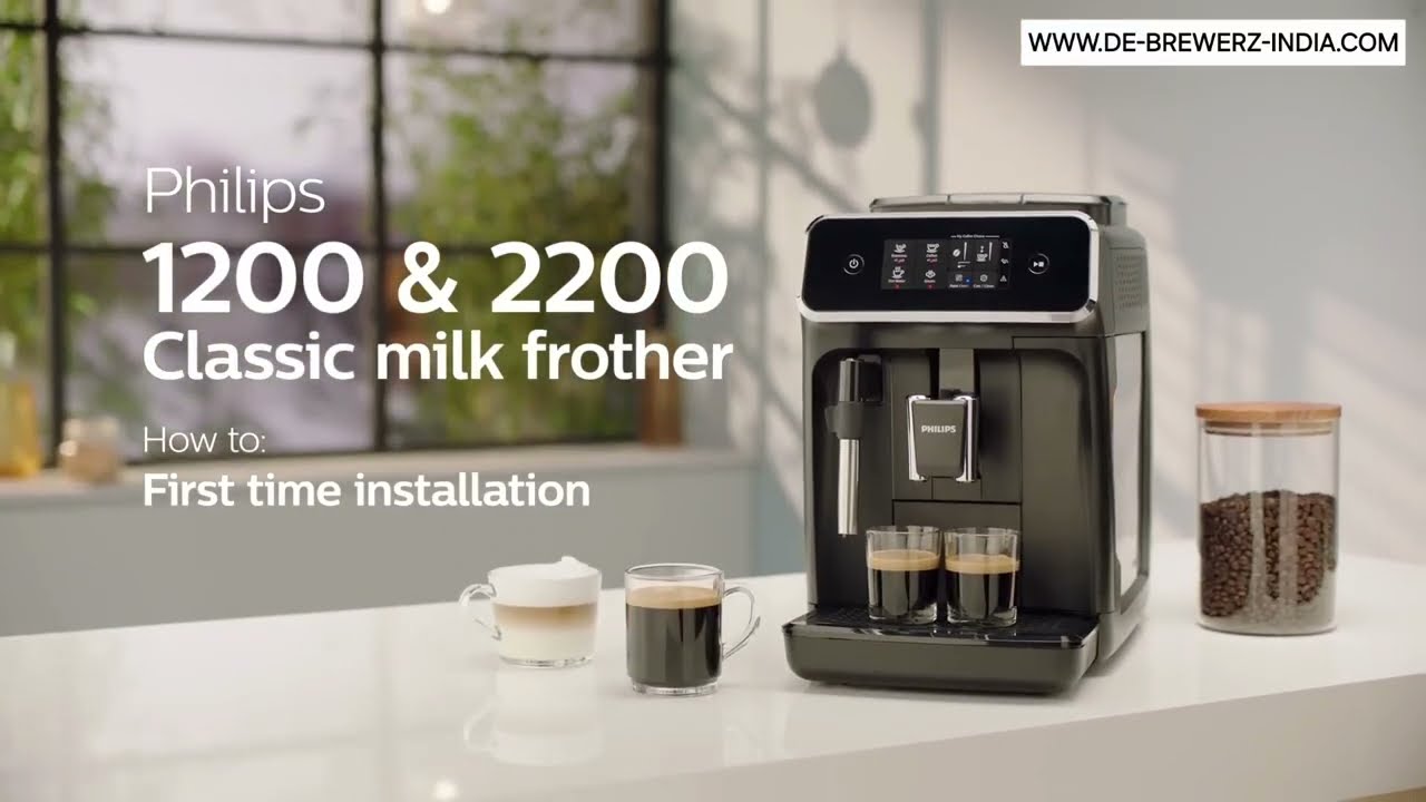 philips 800-1200-2200 super automatic bean to cup espresso coffee machine availabile @DE-BREWERZ.COM