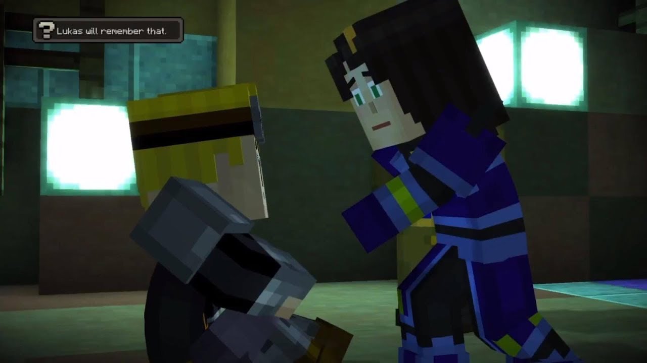 Minecraft Story Mode Episode 7 Lukas X Jesse (Romantic & Cute scenes)