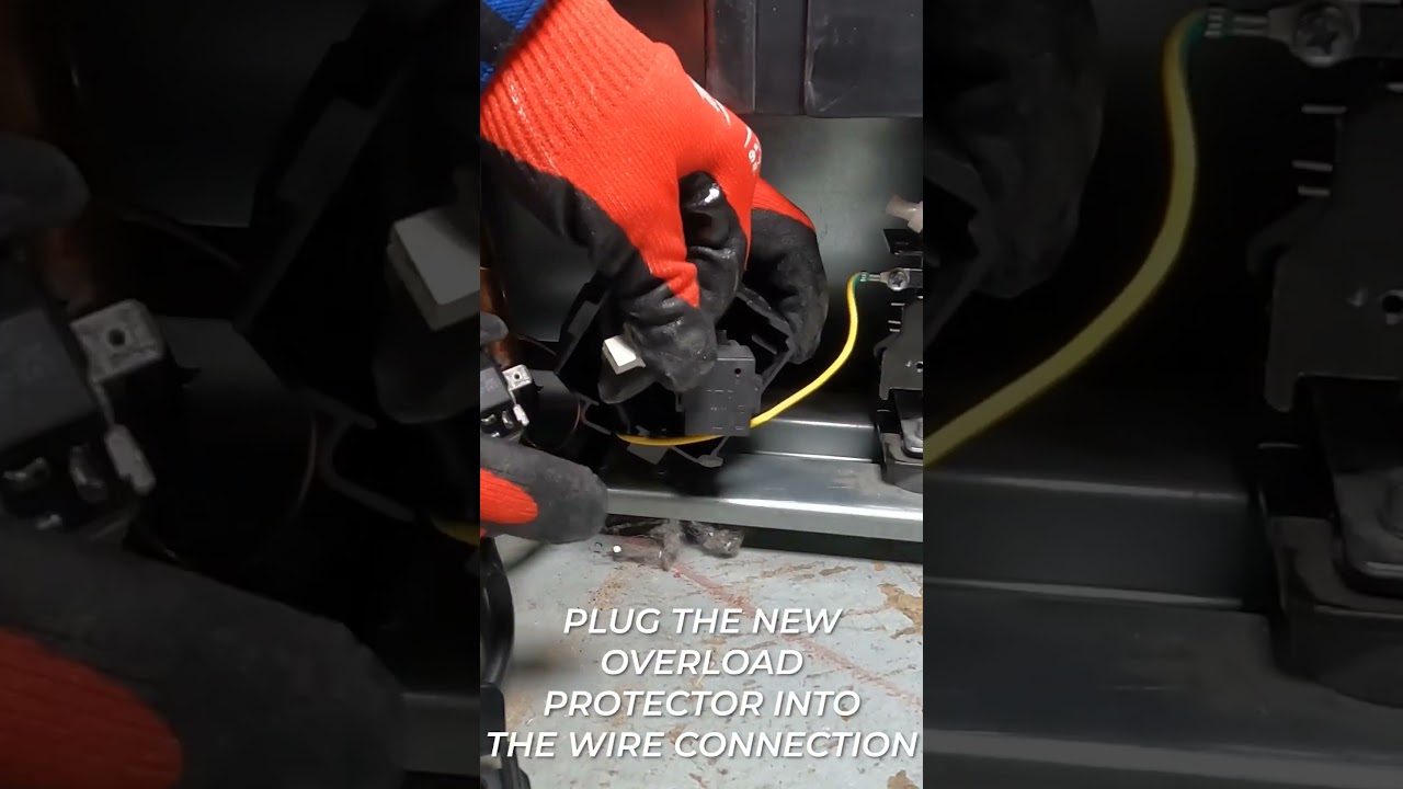 Rapid Repair: Replacing a Hisense Compressor Overload Protector #applianceparts