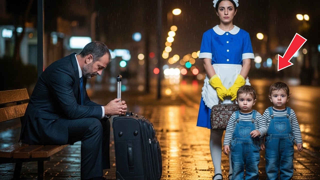 המיליונר גורש מהבית כי היה עקר — המטפלת והתאומים שלה אמרו לו בוא איתנו