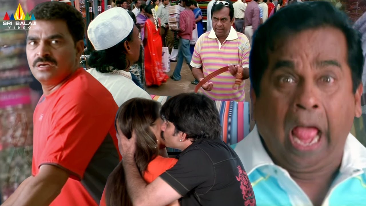 Brahmanandam Non Stop Comedy Blast🤪 | Krishna | Ravi Teja | Sayaji Shinde | Telugu Movie Scenes