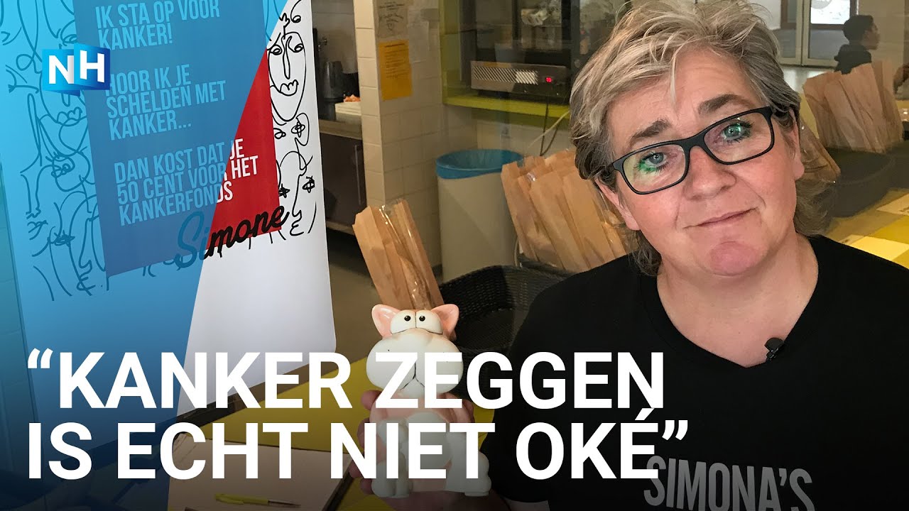 Kantinejuf is schelden met kanker spuugzat