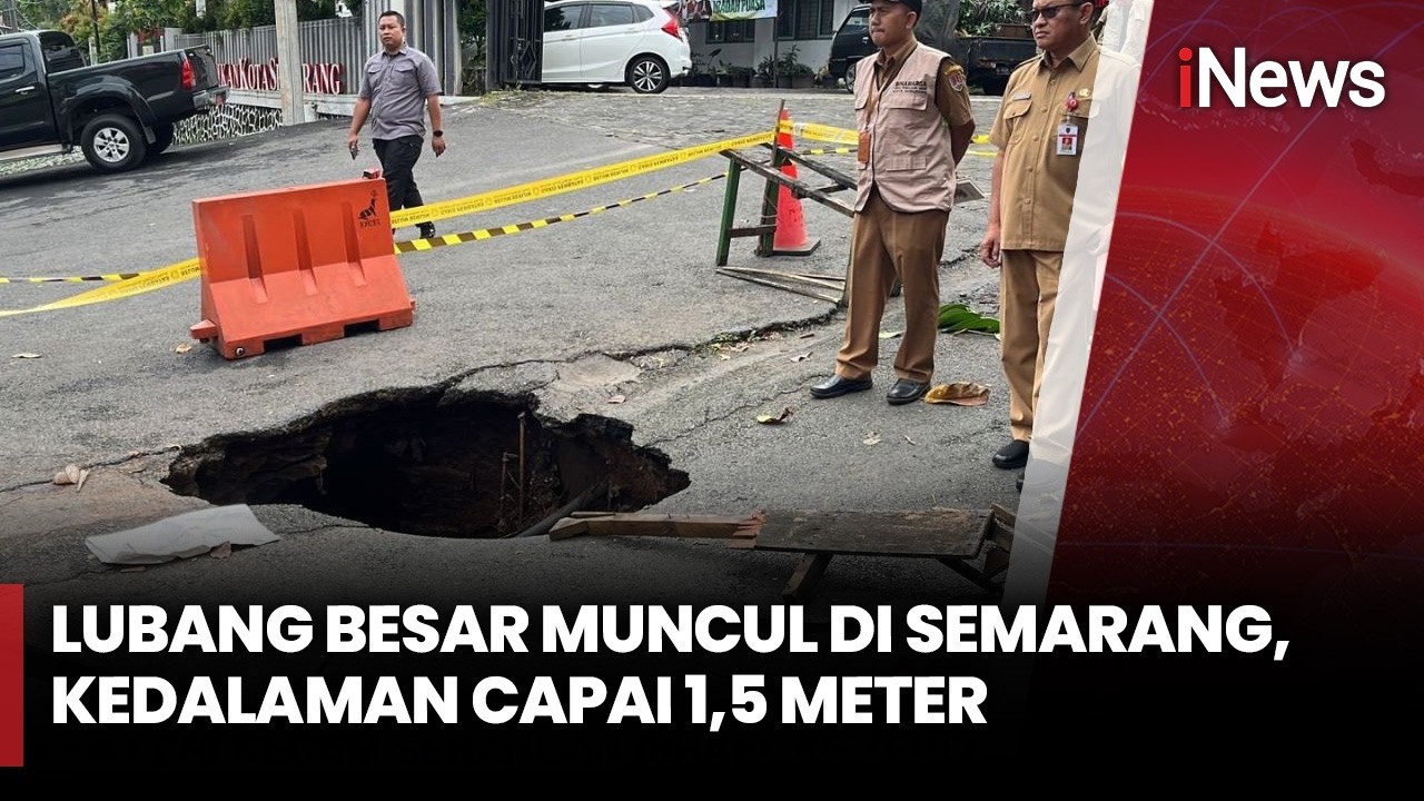 Lubang Besar Muncul di Semarang, Kedalaman Capai 1,5 Meter | Pempimpin Rakyat (25/2)