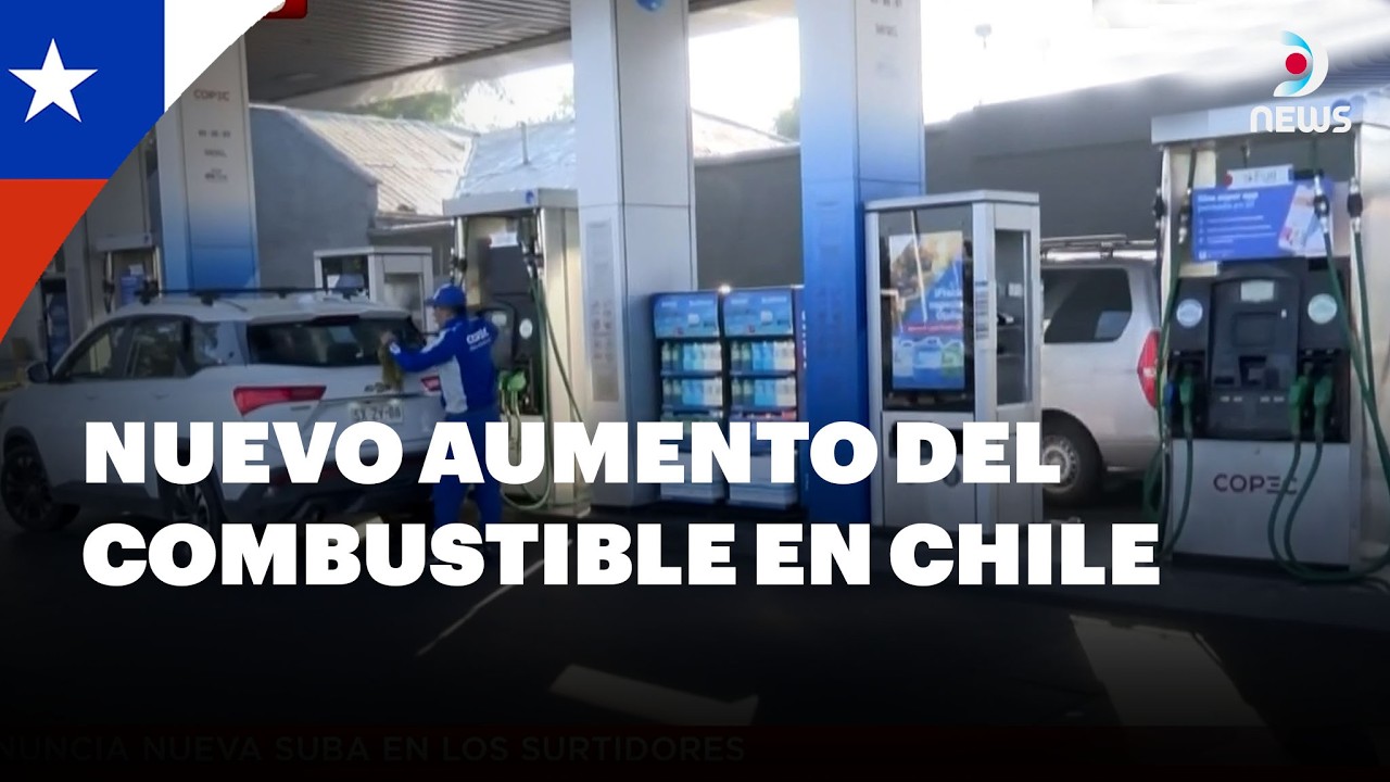 Vuelve a aumentar el precio del combustible en Chile | Filas para llenar el tanque | DNews