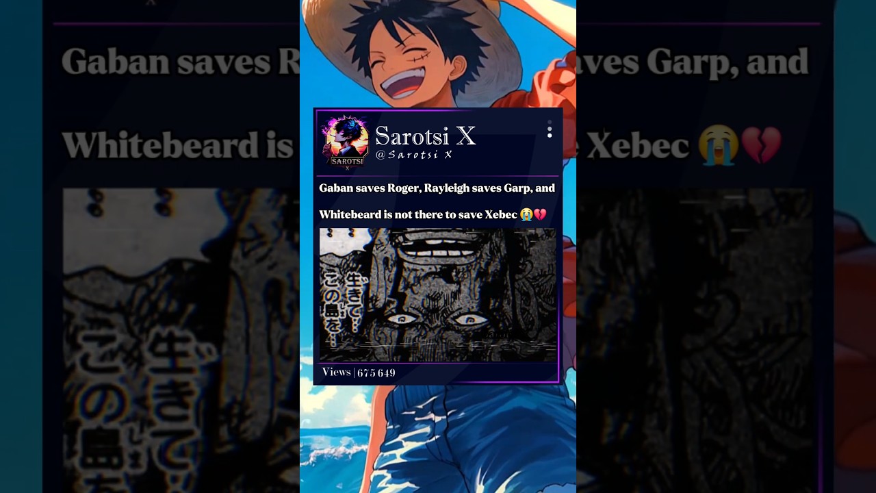 A very sad ending for Xebec in chapter 1166💔 