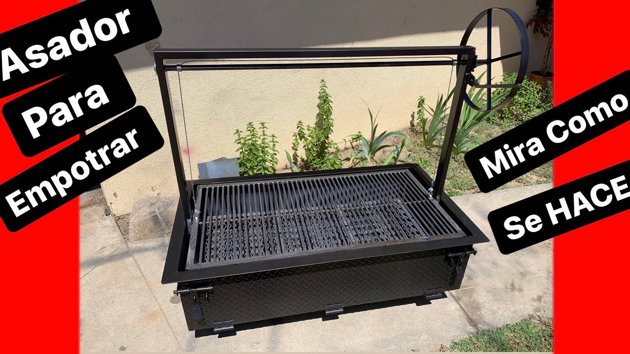 Como HACER Asador Para Empotrar (Drop In Grill)