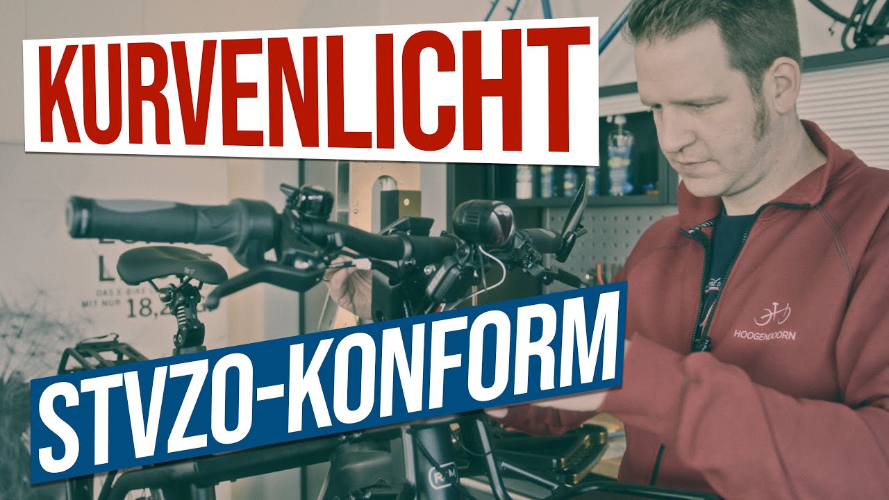 Busch und Müller Leval Kurvenlicht Assistent am Riese und Müller Charger 4 richtig befestigt DIY