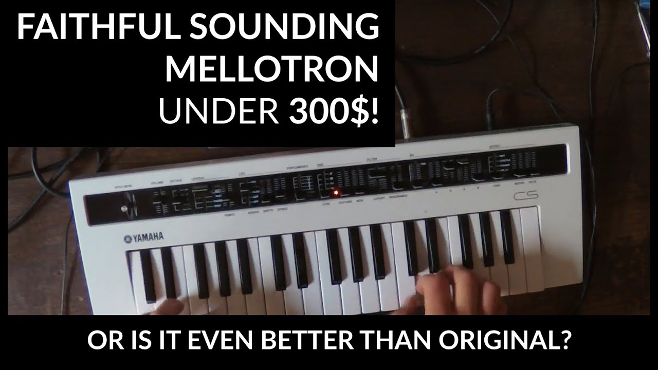 Electro Harmonix MEL9 driven by the Yamaha Reface CS - Mellotron emulation (demo, no talking)